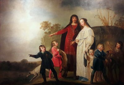 Family Portrait in a Landscape by Pieter Fransz de Grebber